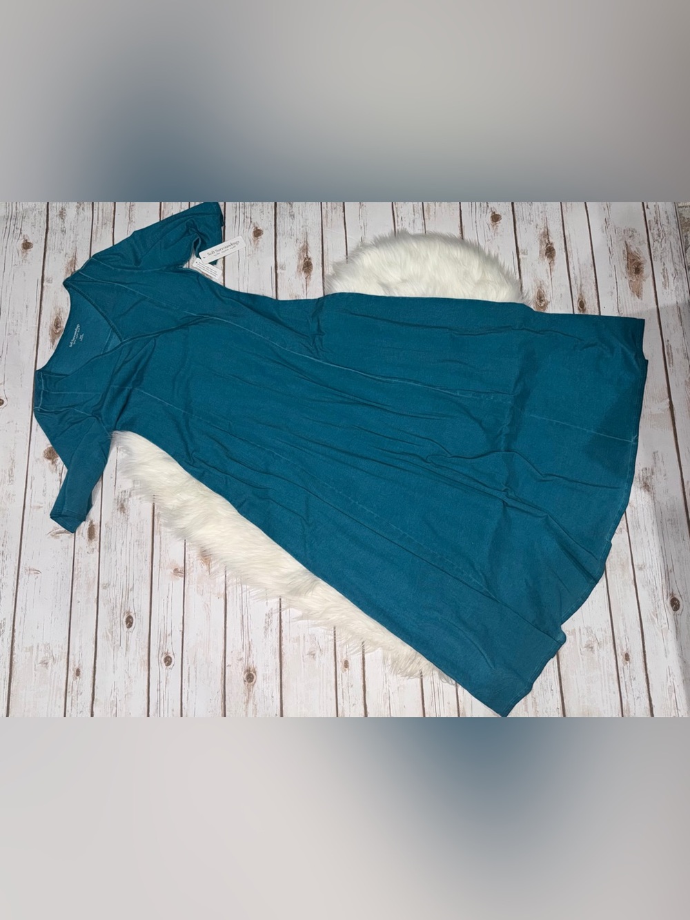 Soft Surroundings Teal Gatsby Dress NWT Small